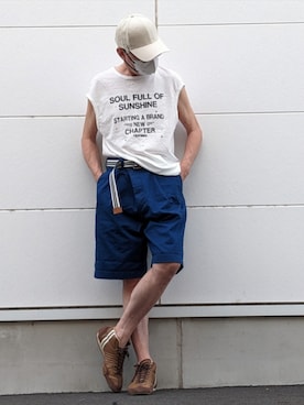 「PATRICK（パトリック）のアイテム」を使った、munchausenさん（メンズ・173cm）の夏コーディネート