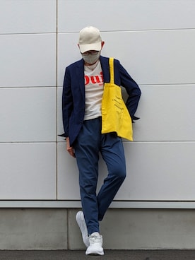 「アイテム（テーラードジャケット）」を使った、munchausenさん（メンズ・173cm）の秋コーディネート