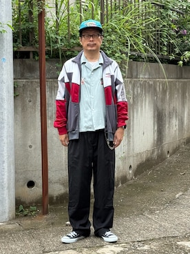 「CONVERSE ALL STAR（コンバースオールスター）のアイテム」を使った、susumubb1さん（メンズ・172cm）の夏コーディネート