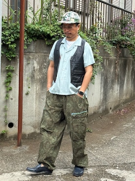 「アイテム（ベスト）」を使った、susumubb1さん（メンズ・172cm）の秋コーディネート