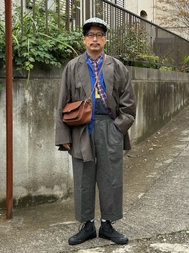 「アイテム（フォーマルスーツ/小物）」を使った、susumubb1さん（メンズ・172cm）の秋コーディネート