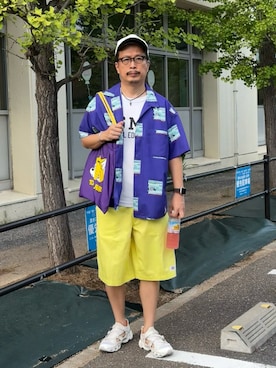 「アイテム（帽子）」を使った、susumubb1さん（メンズ・172cm・50代）の夏コーディネート