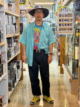 「アイテム（トップス）」を使った、susumubb1さん（メンズ・172cm・40代）の夏コーディネート