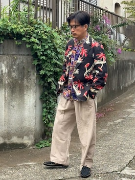 「アイテム（スーツジャケット）」を使った、susumubb1さん（メンズ・172cm）の秋コーディネート
