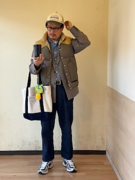 「アイテム（デニムパンツ）」を使った、susumubb1さん（メンズ・172cm・40代）の秋コーディネート