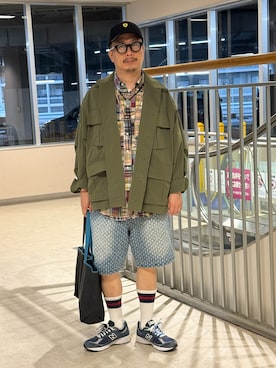 「DAIWA PIER39（ダイワピア39）のアイテム」を使った、susumubb1さん（メンズ・172cm）の夏コーディネート