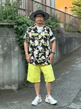 「アイテム（シャツ/ブラウス）」を使った、susumubb1さん（メンズ・172cm・40代）の夏コーディネート