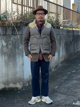 「Steven Alan（スティーブンアラン）のアイテム」を使った、susumubb1さん（メンズ・172cm）の冬コーディネート