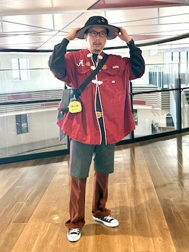 「Needles（ニードルス）のアイテム（パンツ）」を使った、susumubb1さん（メンズ・172cm）の春コーディネート