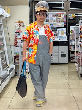 「ASICS（アシックス）のアイテム」を使った、susumubb1さん（メンズ・172cm）の夏コーディネート