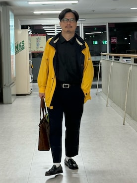 「アイテム（メッセンジャーバッグ）」を使った、susumubb1さん（メンズ・172cm）の秋コーディネート