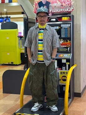 「アイテム（帽子）」を使った、susumubb1さん（メンズ・172cm・40代）の夏コーディネート
