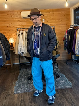 「アイテム（トップス）」を使った、susumubb1さん（メンズ・172cm・50代）の冬コーディネート