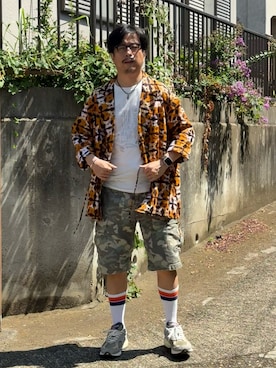 「アイテム（シューズ）」を使った、susumubb1さん（メンズ・172cm・50代）の夏コーディネート