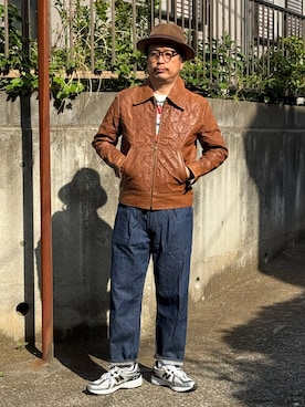 「アイテム（ブルゾン）」を使った、susumubb1さん（メンズ・172cm）の春コーディネート