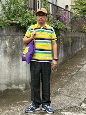 「アイテム（パンツ）」を使った、susumubb1さん（メンズ・172cm・50代）の夏コーディネート