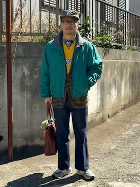 「Levi's（リーバイス）のアイテム」を使った、susumubb1さん（メンズ・172cm）の春コーディネート