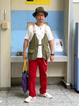 「アイテム（Tシャツ/カットソー）」を使った、susumubb1さん（メンズ・172cm・50代）の夏コーディネート
