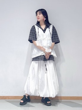 mayukaさん（レディース・162cm）の夏コーディネート