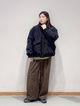 「アイテム（チノパンツ）」を使った、mayukaさん（レディース・162cm・20代）の冬コーディネート