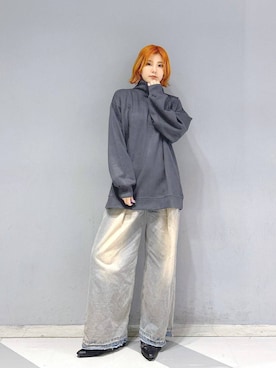 「アイテム（スウェット）」を使った、mayukaさん（レディース・162cm・20代）の秋コーディネート