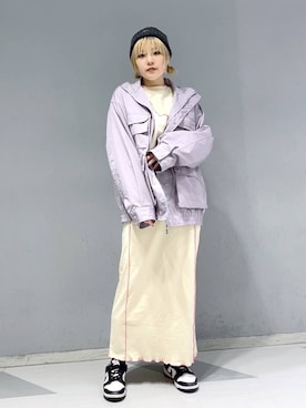 「アイテム（ブルゾン）」を使った、mayukaさん（レディース・162cm・20代）の冬コーディネート