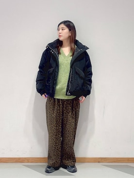 「アイテム（チノパンツ）」を使った、mayukaさん（レディース・162cm・20代）の冬コーディネート