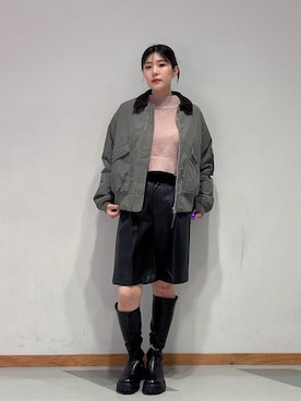 「アイテム（ダウンジャケット/コート）」を使った、mayukaさん（レディース・162cm・20代）の秋コーディネート