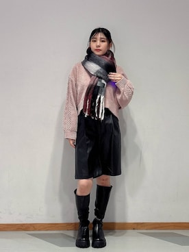 「RAGEBLUE（レイジブルー）のアイテム」を使った、mayukaさん（レディース・162cm）の秋コーディネート