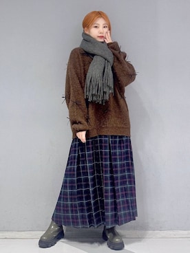 mayukaさん（レディース・162cm）の冬コーディネート