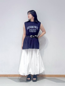 mayukaさん（レディース・162cm）の夏コーディネート