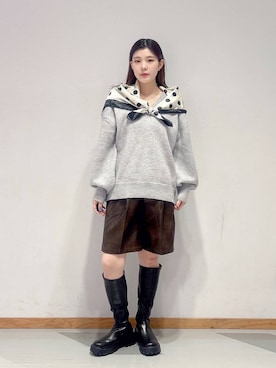 mayukaさん（レディース・162cm）の冬コーディネート