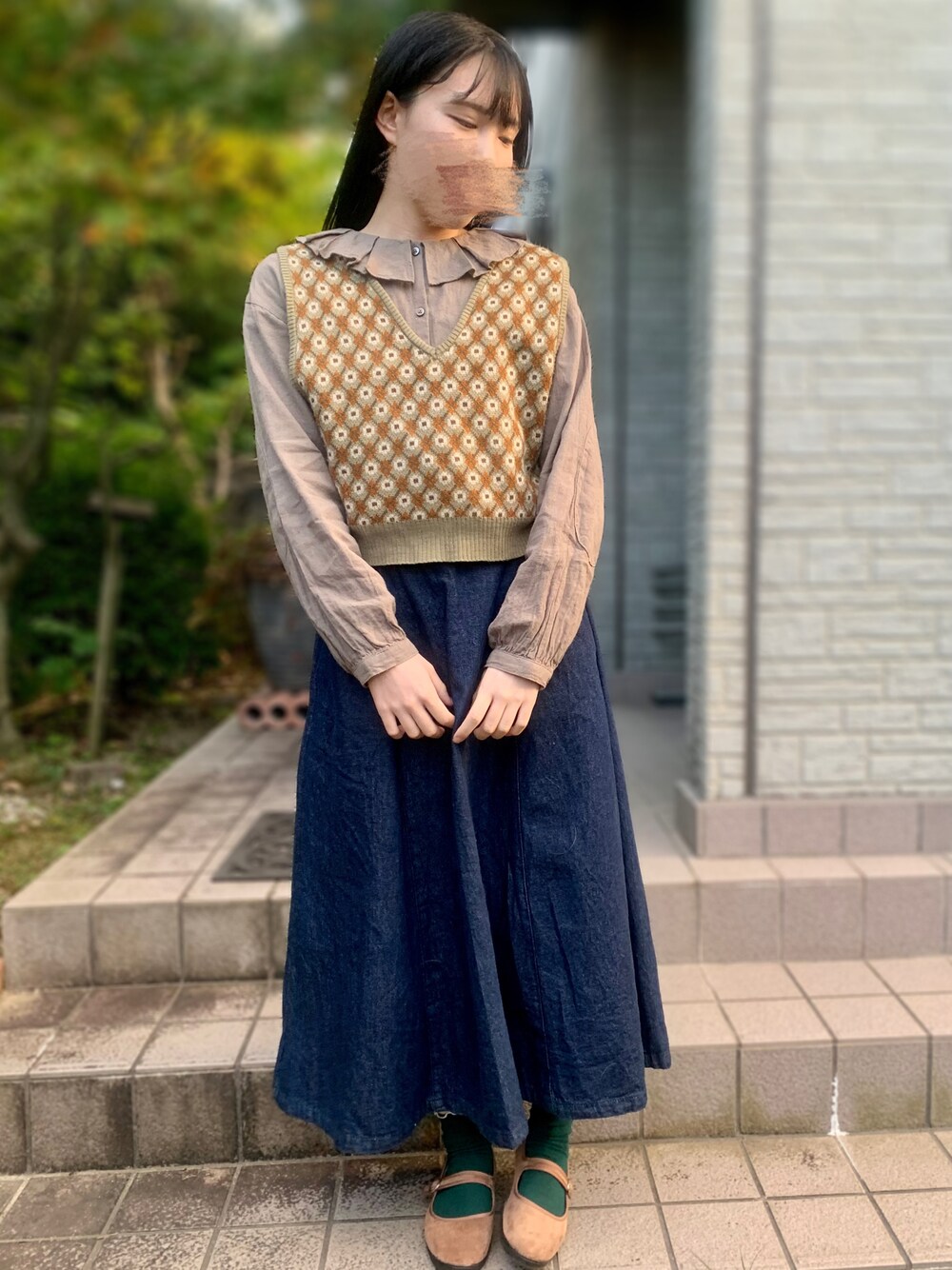 ehka sopo（エヘカソポ）の「前後着ジャカードビスチェ（ベスト）」 - WEAR