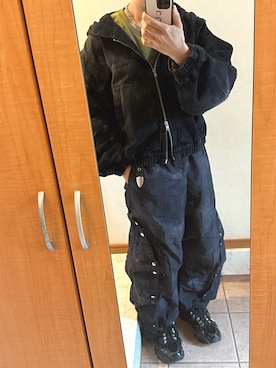 「HARE（ハレ）のアイテム」を使った、Eneさん（メンズ・163cm）の春コーディネート