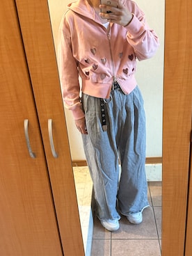 「ADRER（アドラー）のアイテム（シューズ）」を使った、Eneさん（メンズ・163cm）の春コーディネート