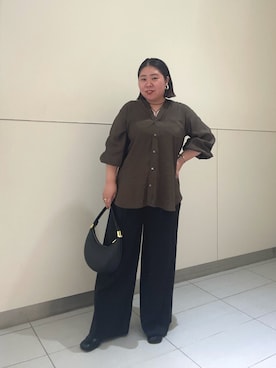 「アイテム（ピアス（両耳用））」を使った、Loungedress_Shirabeさん（レディース・155cm）の夏コーディネート