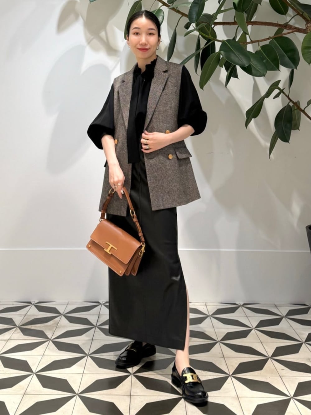 MACPHEE（マカフィー）の「シルクミックスツイード ダブル