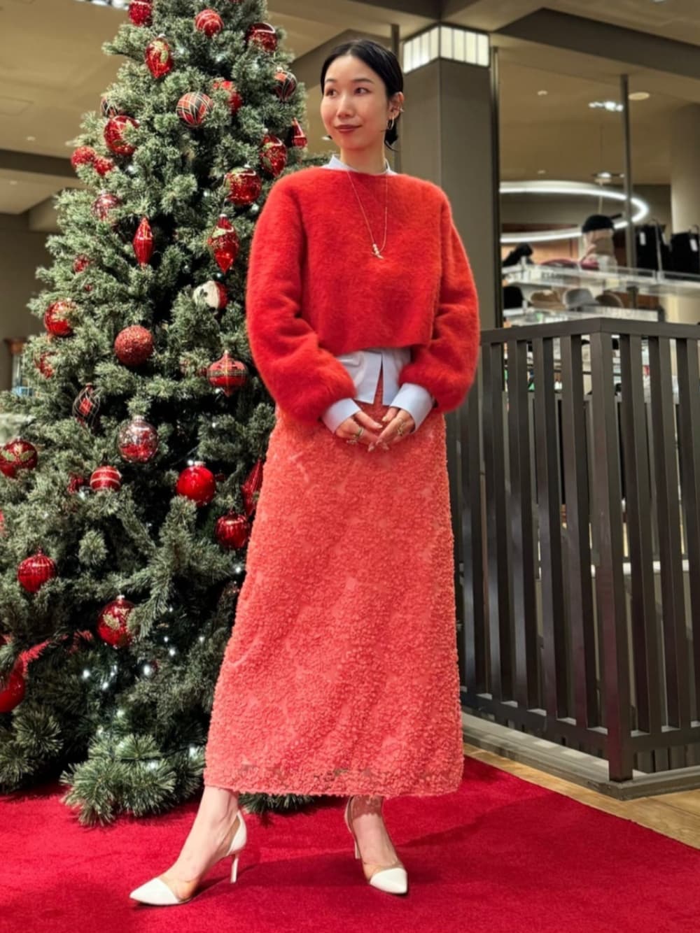 BALLSEY サークルフラワーチュール タイトスカート Ballsey スカート サークルフラワーチュール タイトスカート