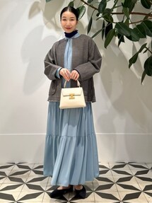 BALLSEY（ボールジィ）の「パウダリーサテン ティアードロング