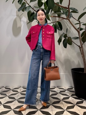 「レッド」｜Nito_TOMORROWLANDさん（レディース・158cm）の秋コーディネート