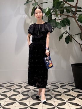 「Anya Hindmarch」｜Nito_TOMORROWLANDさん（レディース・158cm）の夏コーディネート
