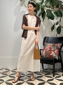 BACCA(バッカ)コットンピケ タンクトップドレス レディース 白　36 Amazon.co.jp: [バッカ] コットンピケ タンクトップドレス