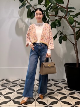 「アイテム（ネックレス、グリーン系）」を使った、Nito_TOMORROWLANDさん（レディース・158cm）の夏コーディネート