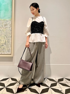 「gianvitorossi」｜Nito_TOMORROWLANDさん（レディース・158cm）の秋コーディネート