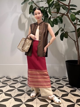 「Paraboot」｜Nito_TOMORROWLANDさん（レディース・158cm）の夏コーディネート