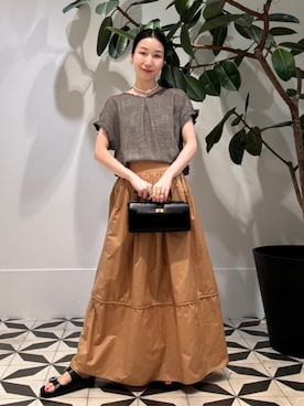 「アイテム（キャミソール）」を使った、Nito_TOMORROWLANDさん（レディース・158cm）の夏コーディネート