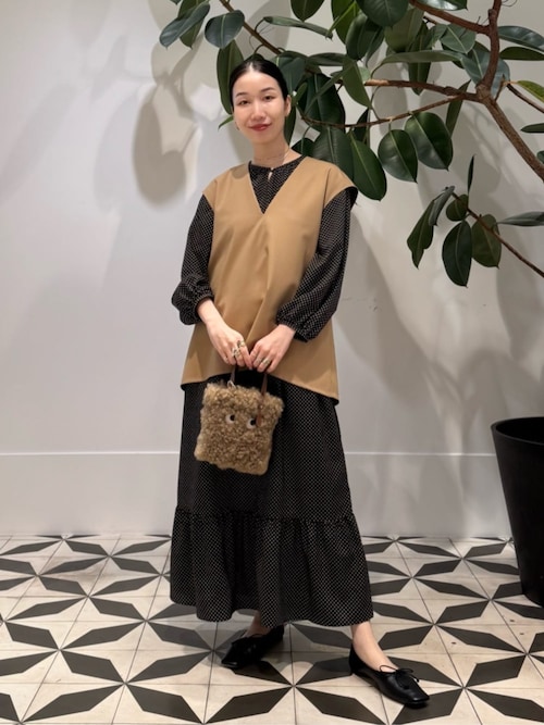 BACCA キャミソール inner piece ベロアジャージー カップイン