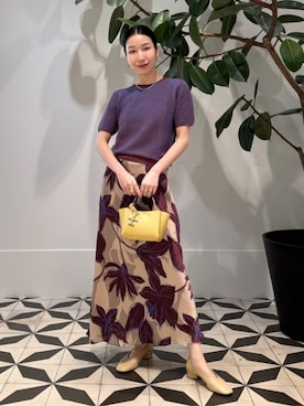 「MACPHEE（マカフィー）のアイテム」を使った、Nito_TOMORROWLANDさん（レディース・158cm）の夏コーディネート