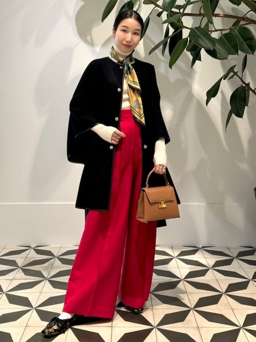 MACKINTOSH SANQUHAR ケープコート（ノーカラーコート