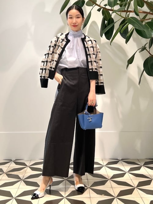 美品♪ マカフィー トゥモローランド コットンブロード ハイネックシャツ 美品♪ マカフィー トゥモローランド コットンブロード